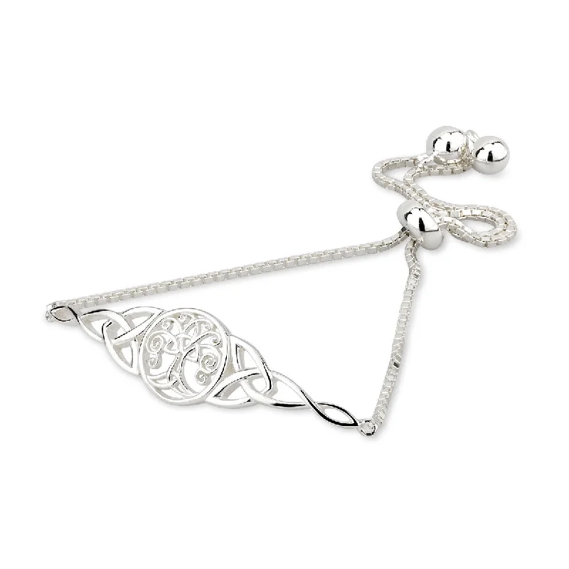 Silver Celtic Tree Of Life Bracelet