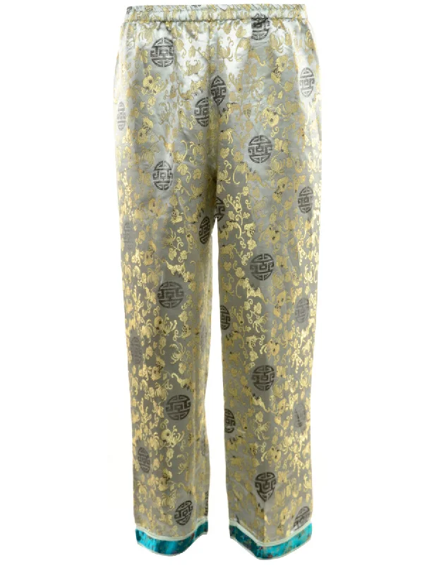 Floral Trousers - W30