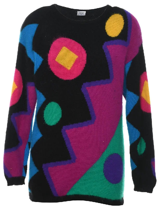 Geometric Pattern Jumper - M