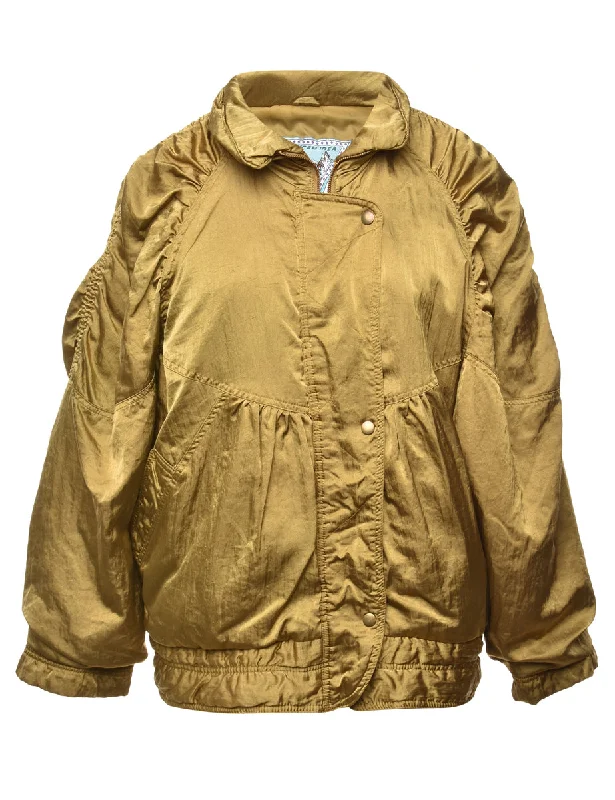 Gold Nylon Jacket - L