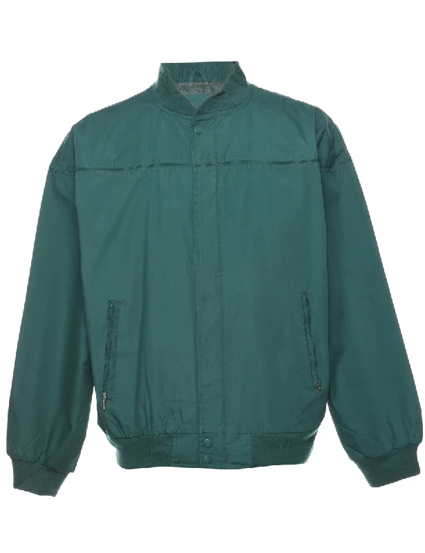 Green Bomber Jacket - M