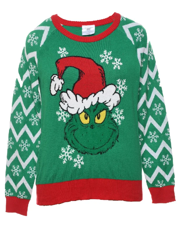 Green Christmas Jumper - XL