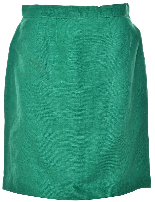 Green Pencil Skirt - M