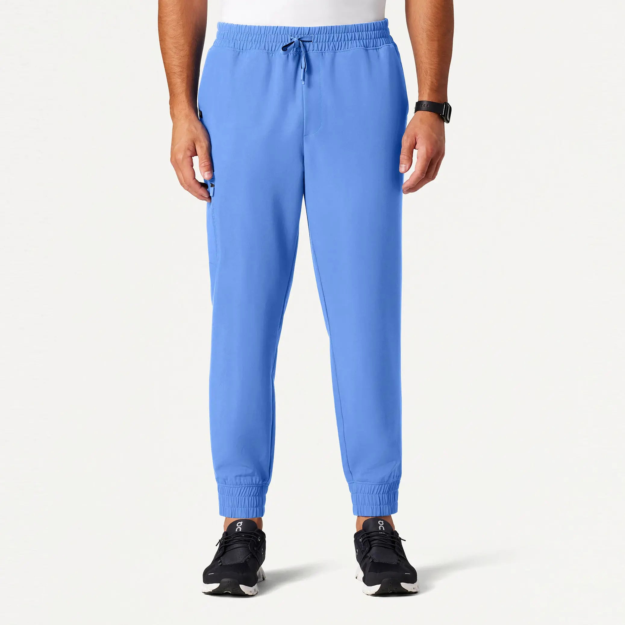 Jaanuu Men's Cobot 8-Pocket Scrub Jogger - Ceil Blue