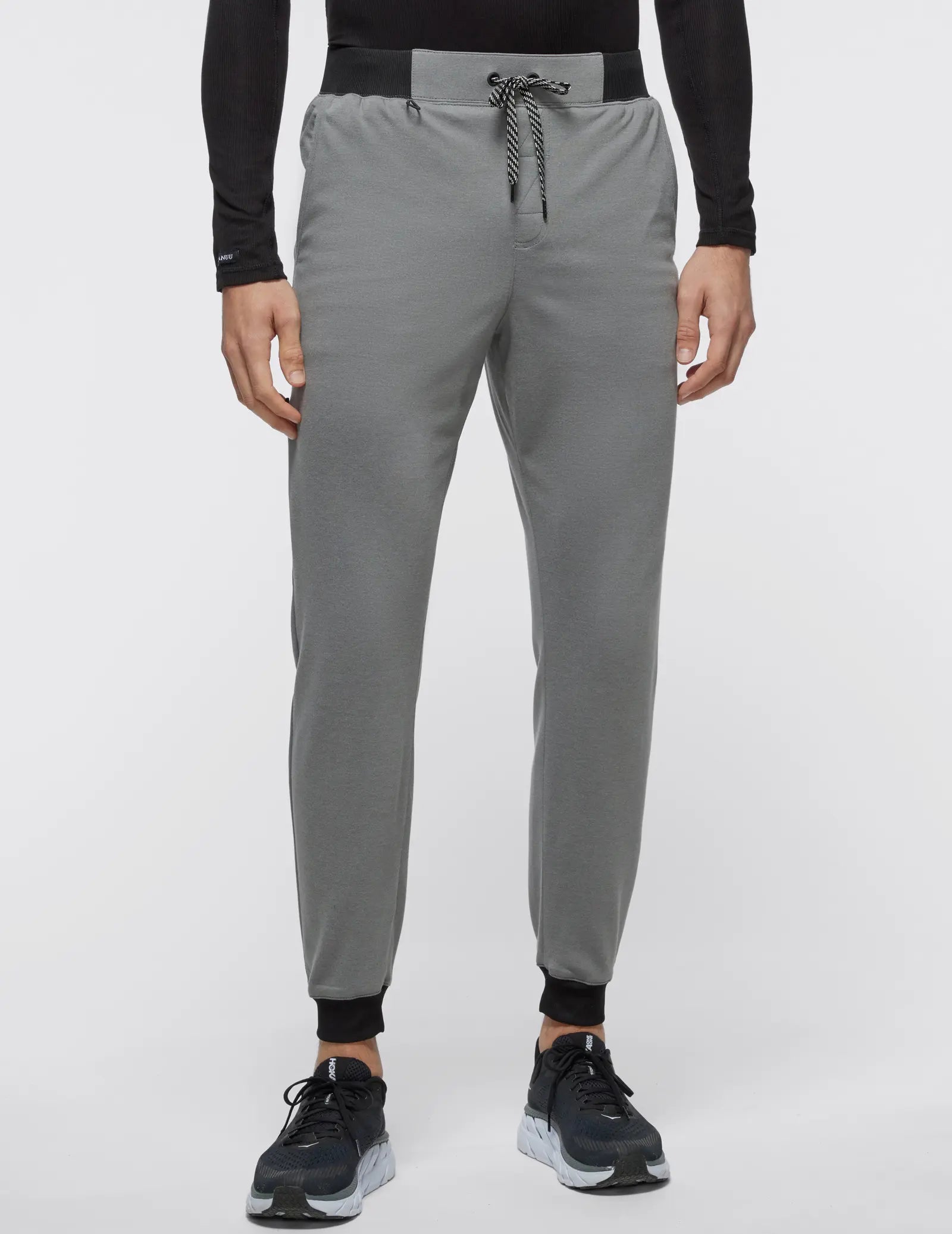 Jaanuu Men's Merger 2-in-1 Scrub Jogger - Heather Charcoal