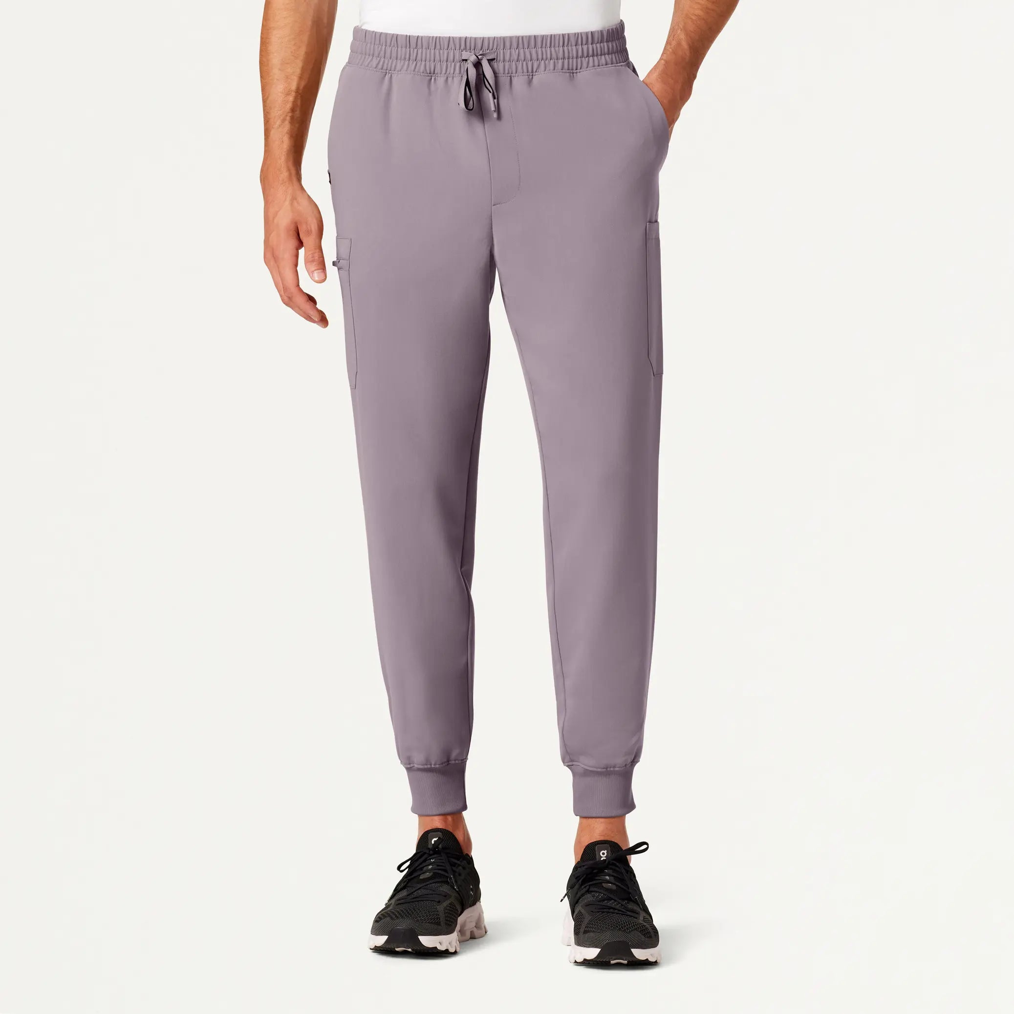 Jaanuu Men's Osmo 8-Pocket Scrub Jogger - Chrome