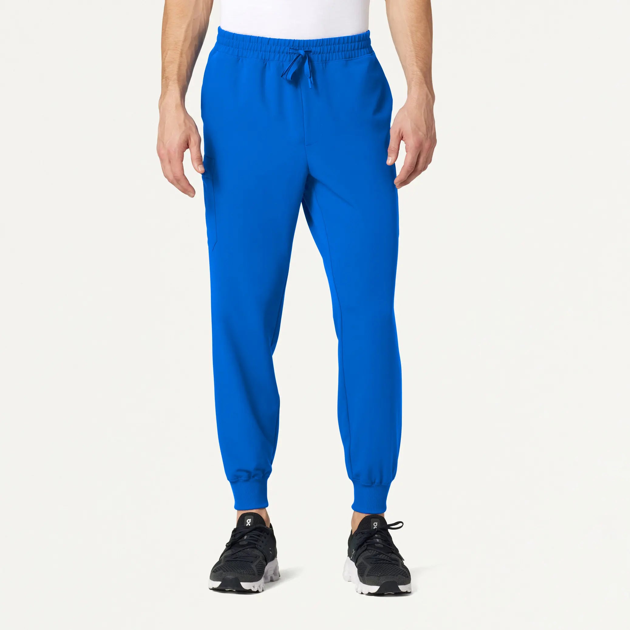 Jaanuu Men's Osmo 8-Pocket Scrub Jogger - Royal Blue