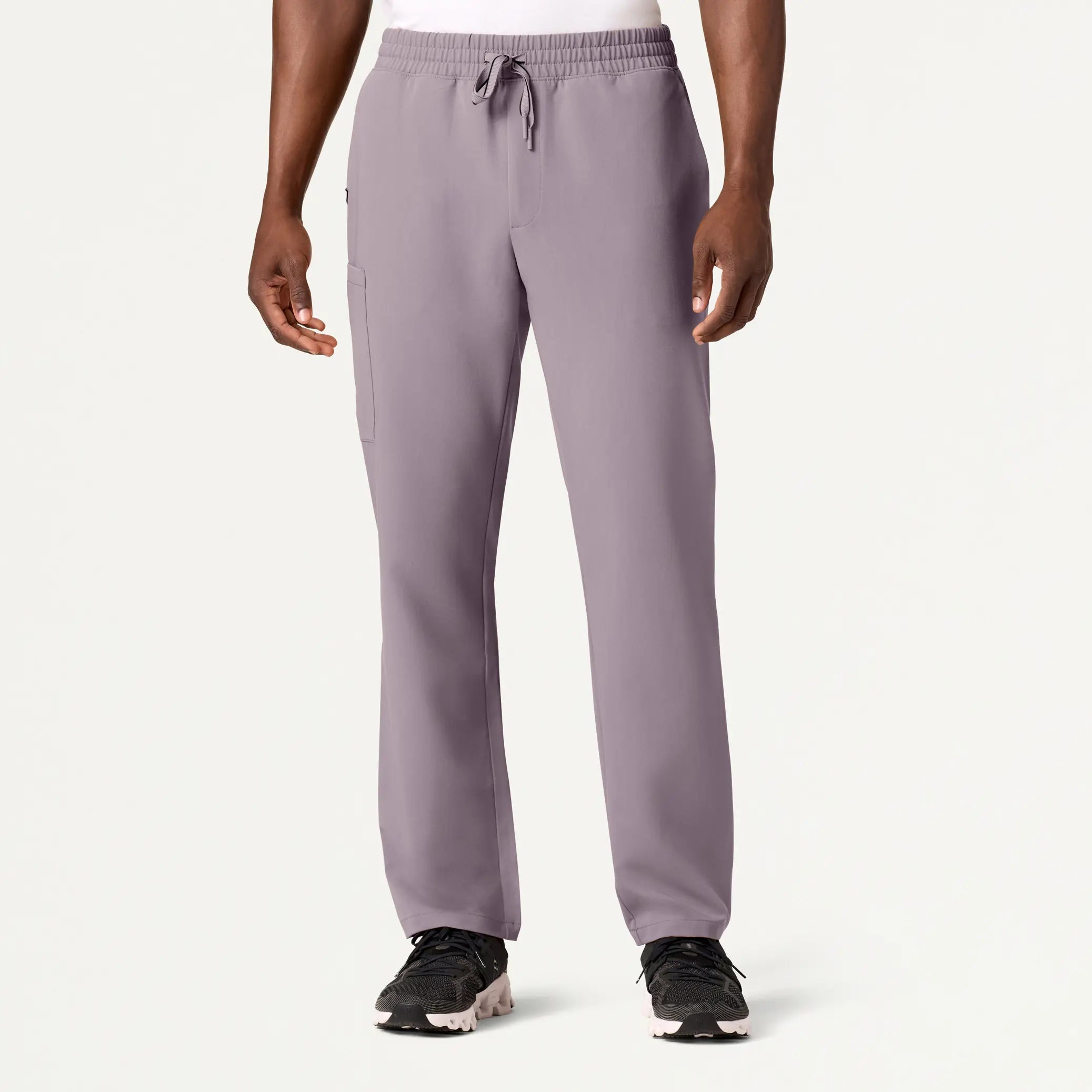 Jaanuu Men's Rhodes Everyday Straight-Leg Scrub Pant - Chrome