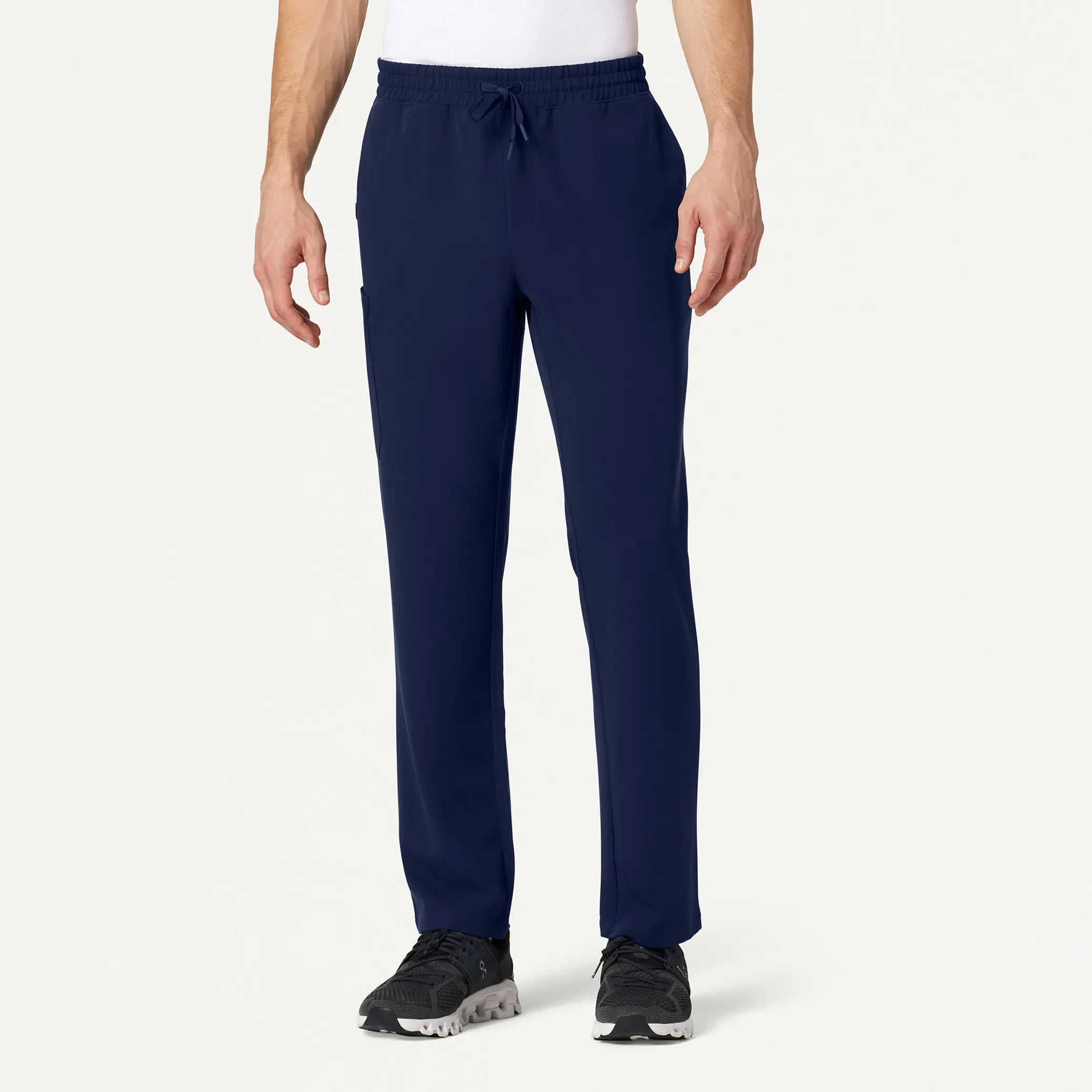 Jaanuu Men's Rhodes Everyday Straight-Leg Scrub Pant - Midnight Navy