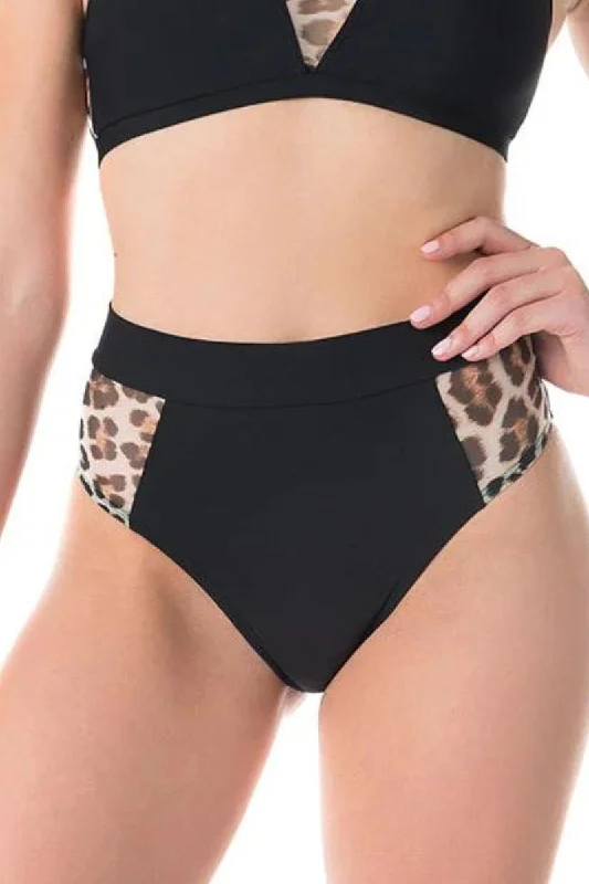 Dragonfly Molly Shorts - Leopard Mesh