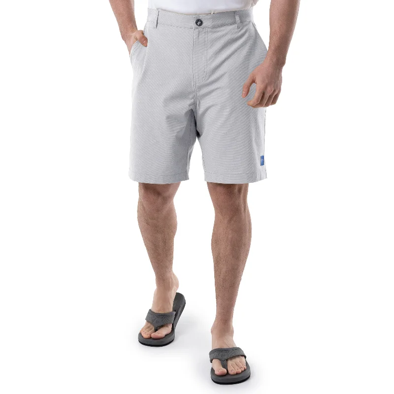 Men's Grey Performance Hybrid Short 4-Way Stretch