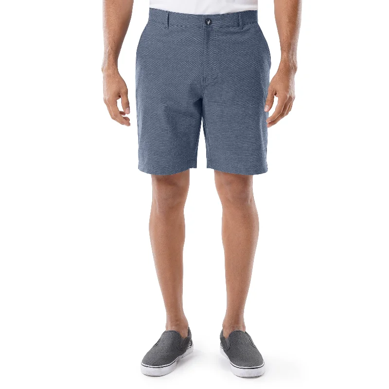 Men's Navy Performance Hybrid Short 4-Way Stretch